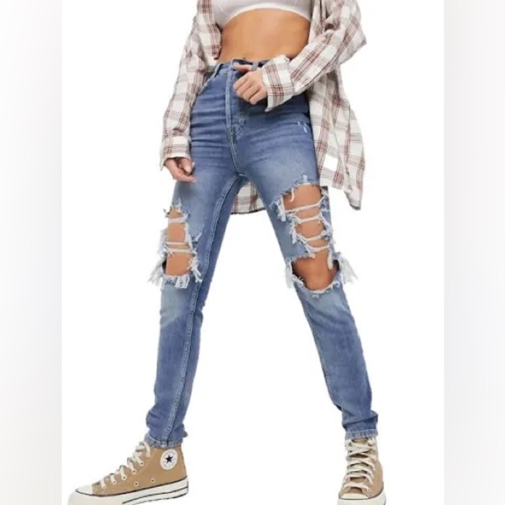 WE THE FREE Pheonix Ripped Skinny Jeans